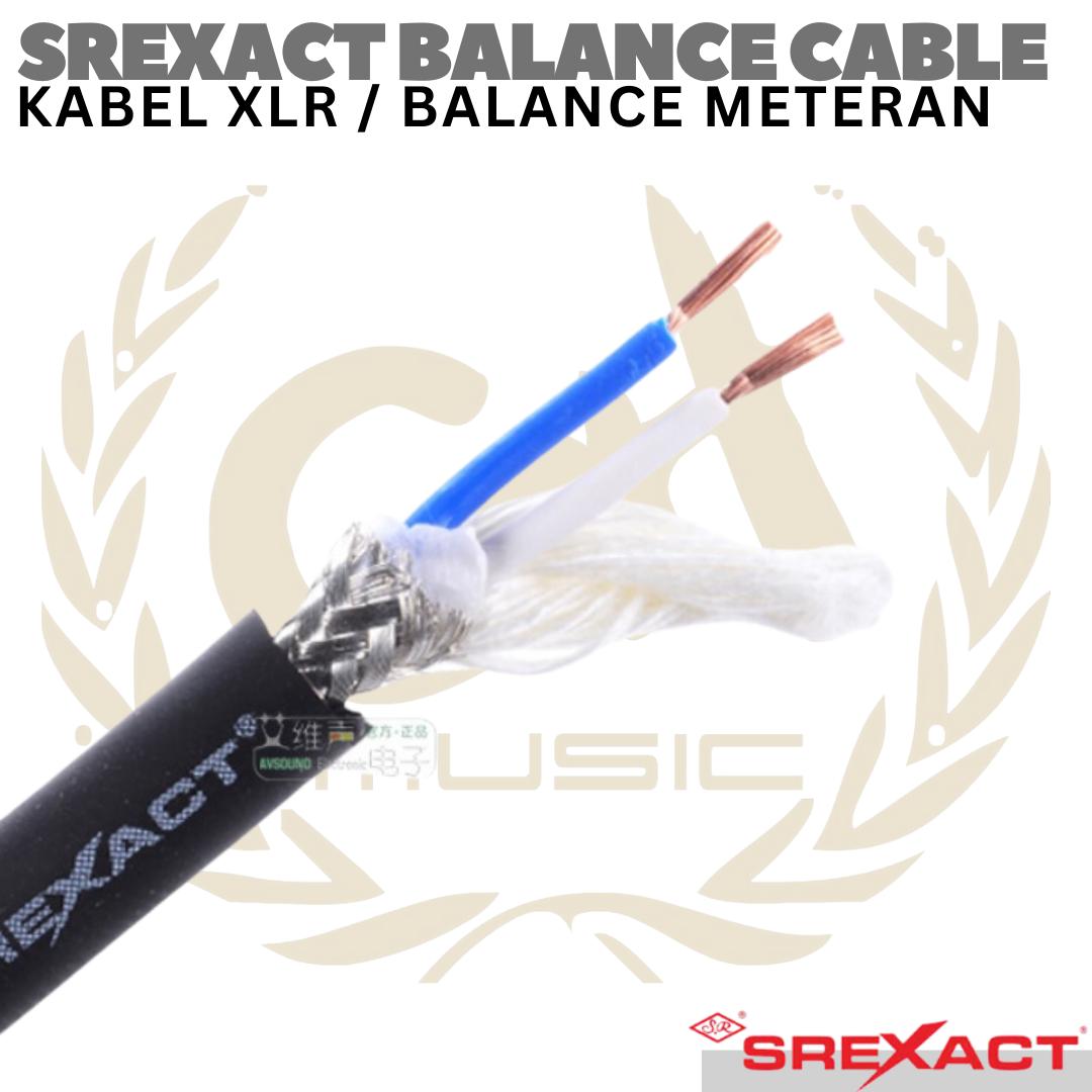 SREXACT XLR / Balance / Microphone Cable | Kabel Mic Meteran