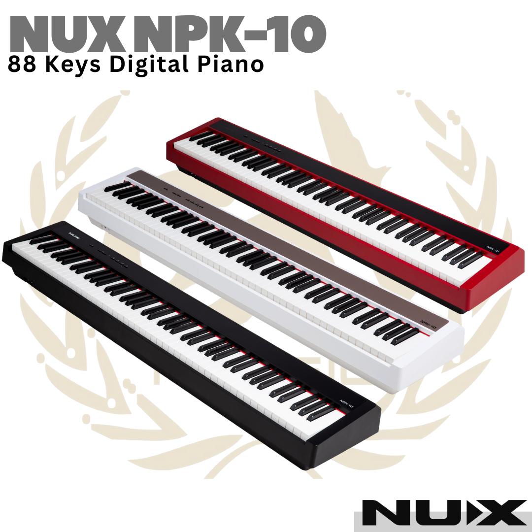 NUX NPK10 88 Keys Digital Piano Hammer Action | Keyboard NPK-10