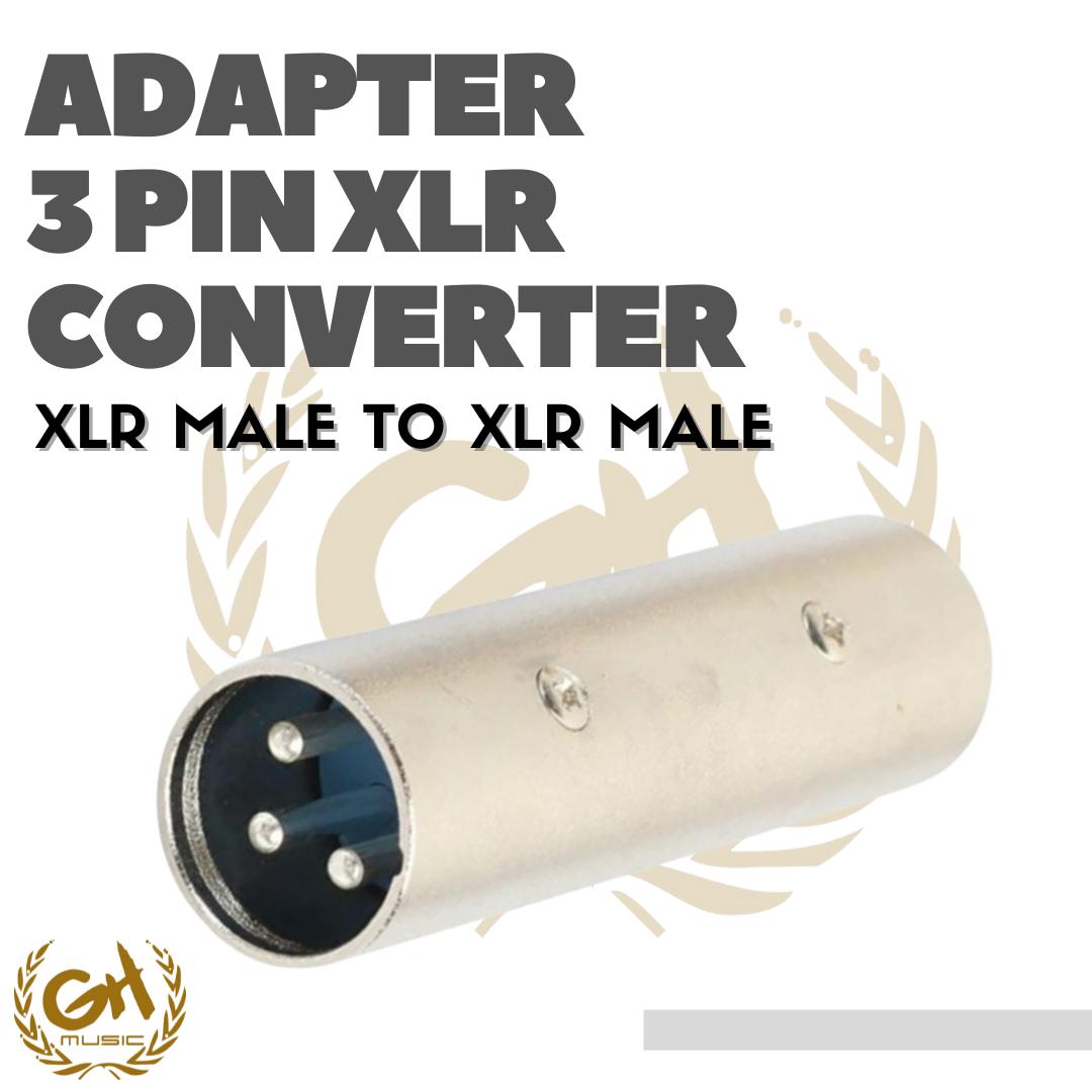 ADAPTER 3 PIN XLR MALE TO 3 PIN XLR MALE CONVERTER