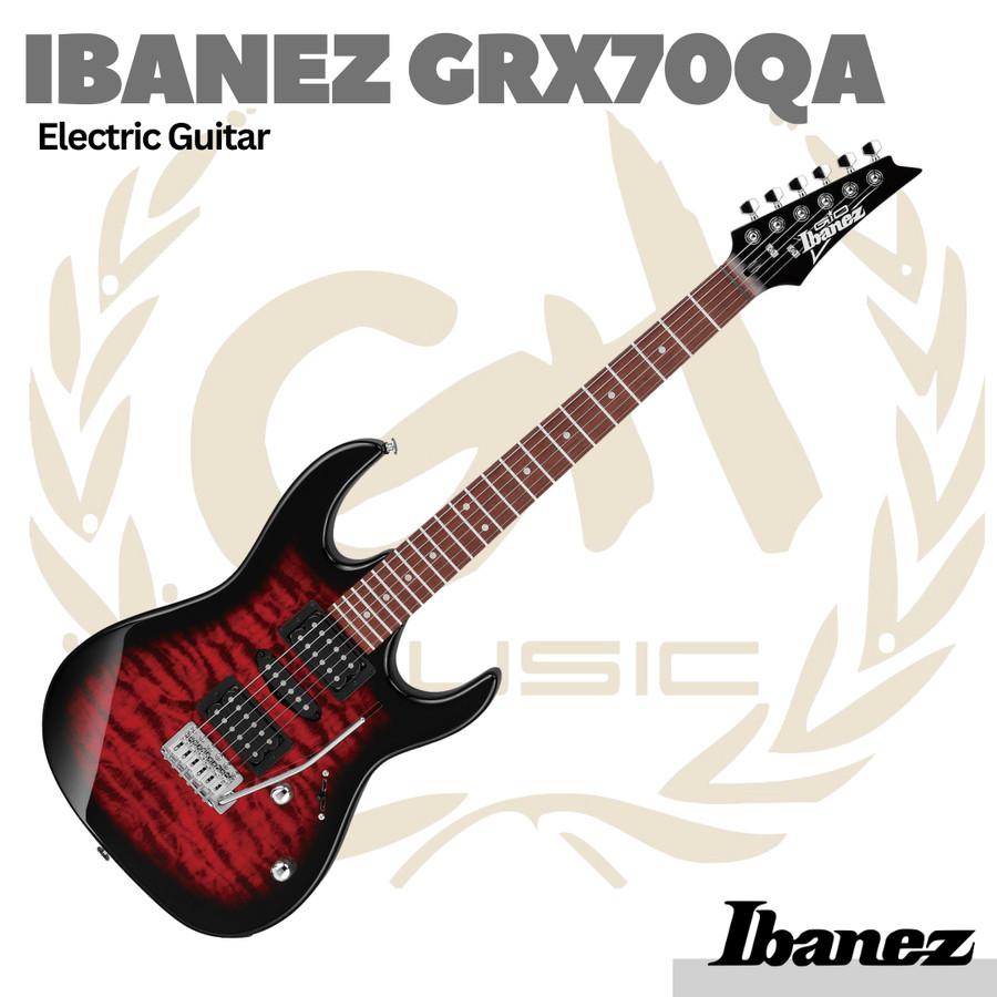 Ibanez Gio GRX70QA Electric Guitar - Gitar Elektrik
