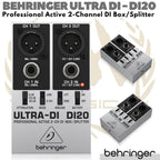 BEHRINGER ULTRA DI - DI20 Active 2 Channel DI Box / Splitter