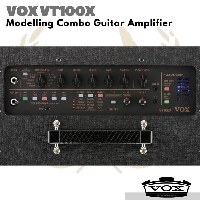 VOX VT100X MODELLING COMBO GUITAR AMPLIFIER | Ampli Spiker Gitar VT100