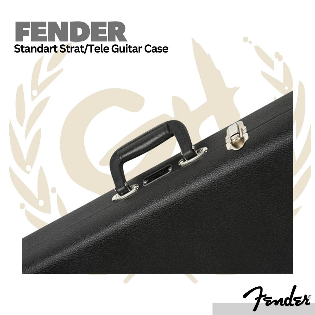 Fender Standard Strat/Tele Guitar Case, Black - Hardcase Gitar
