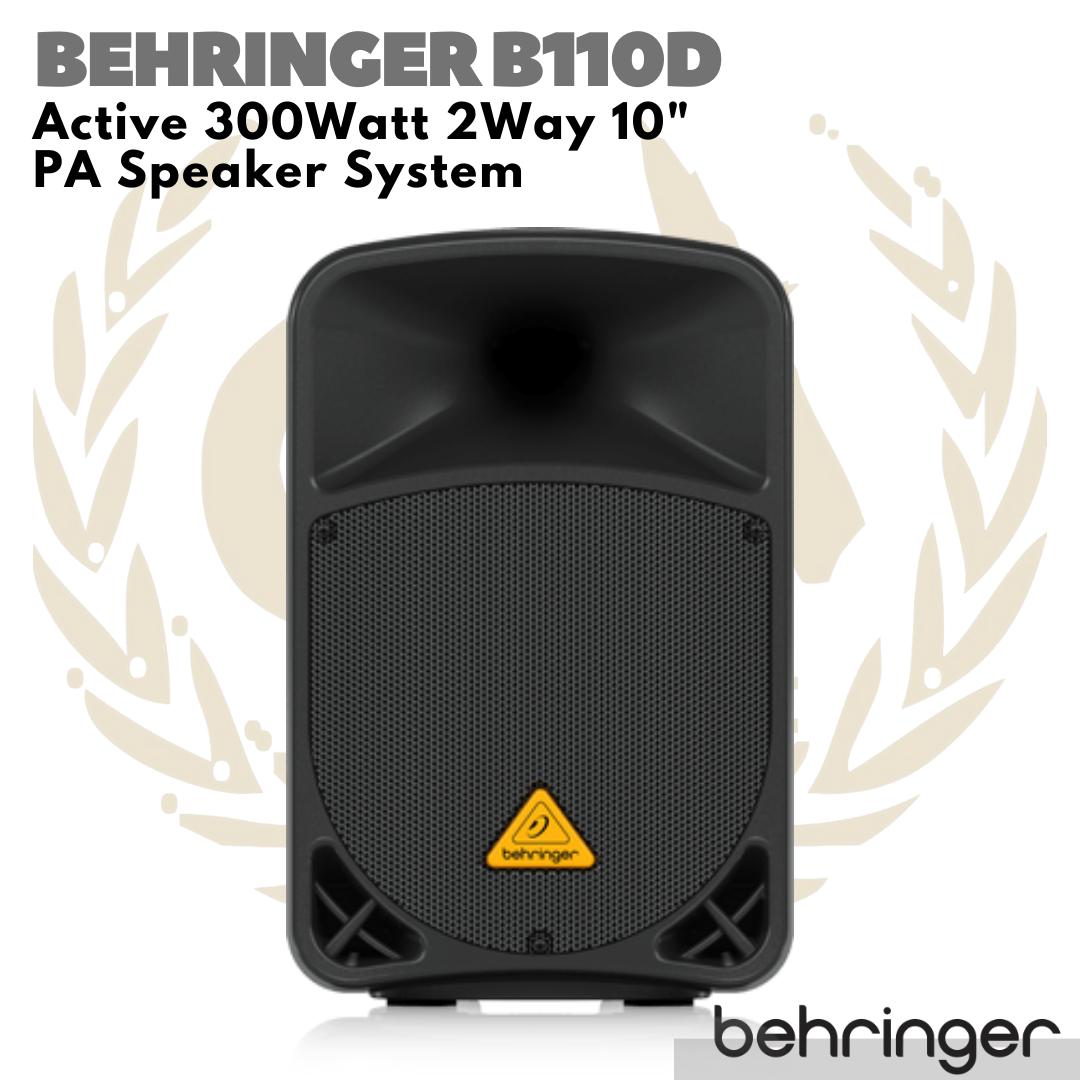 Behringer Eurolive B110D Active 300W 10 inch PA Speaker | Aktif B110 D