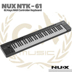 Nux NTK-61 Midi Keyboard Controller 61 Keys - Keyboard