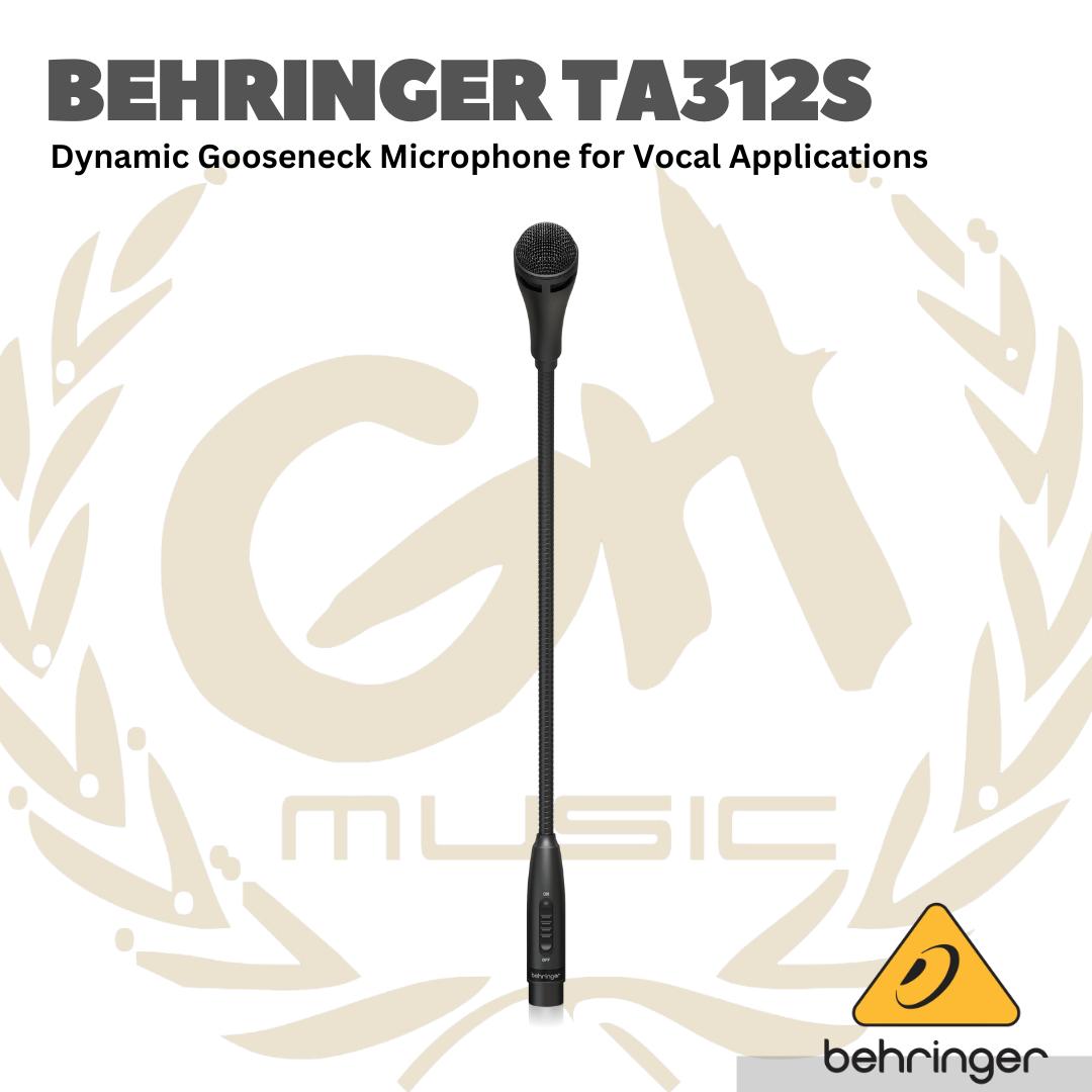 Behringer TA312S Dynamic Gooseneck Microphone for Vocal Applications