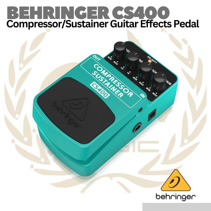 Behringer CS400 Compressor / Sustainer Pedal Effect - Efek Gitar