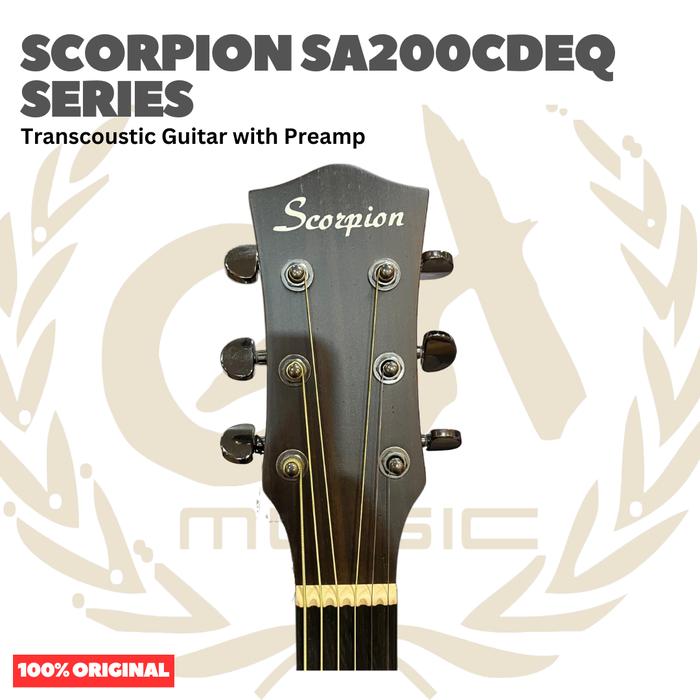 Scorpion SA200CDEQ Series Transcoustic Guitar