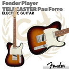 Fender Player Telecaster Electric Guitar, Pau Ferro FB | Gitar Listrik