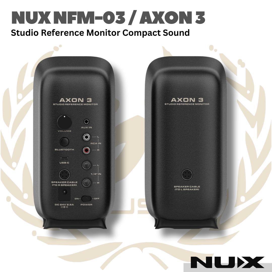 NUX NFM-03 AXON 3 STUDIO REFERENCE MONITOR COMPACT SOUND - SPEAKER MONITOR NFM03 AXON-3