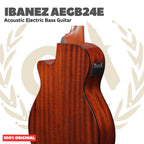 Ibanez AEGB24E Acoustic Bass Guitar - Gitar Bass Akustik Elektrik dengan Preamp