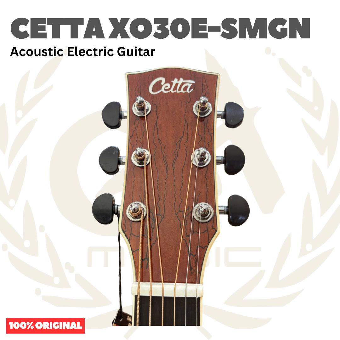 Cetta XO30E-SMGN Acoustic Electric Guitar - Gitar Akustik Elektrik dengan Preamp XO-30E-SMGN