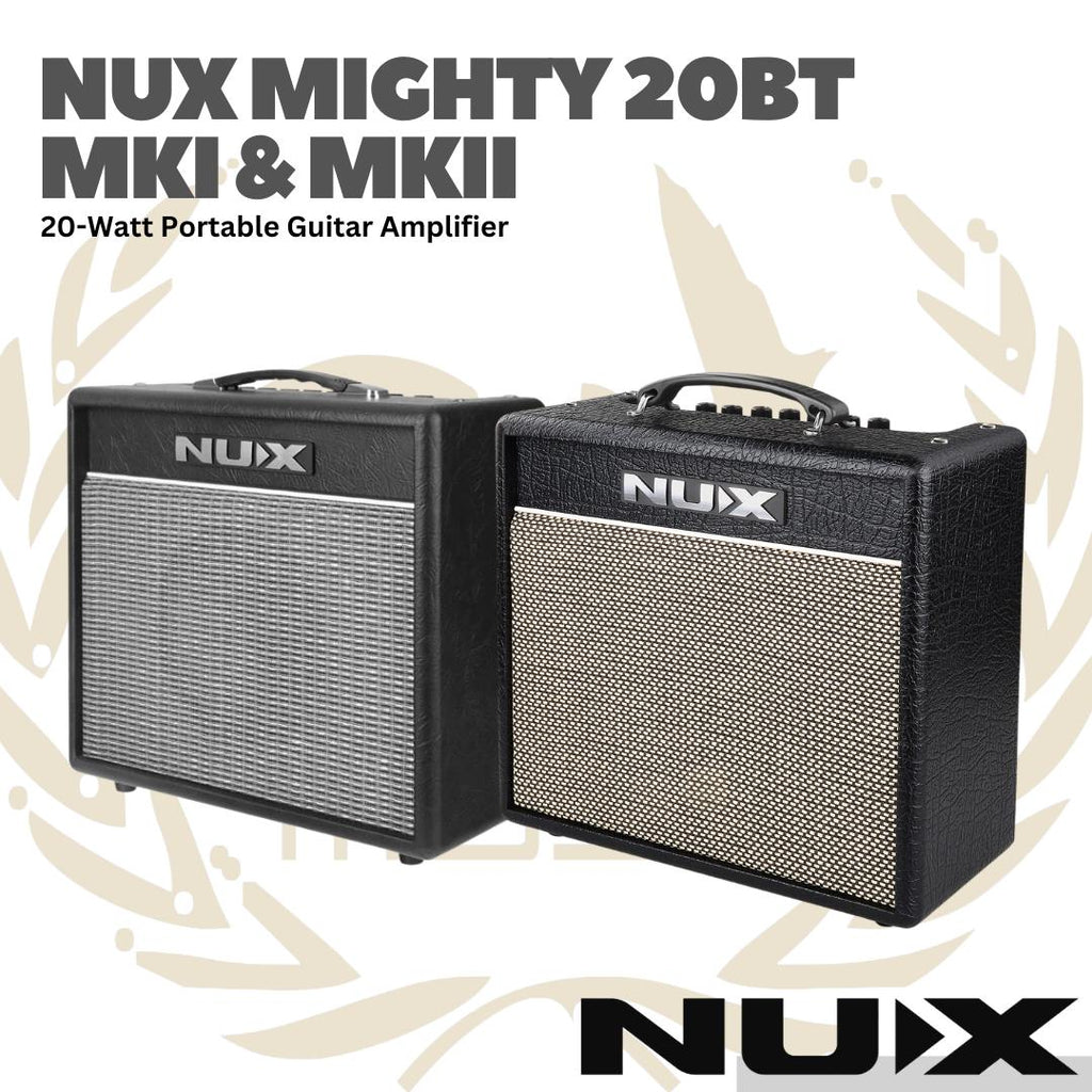 Nux Mighty 20BT MKI & MKII 20W Modeling Guitar Amplifier - Ampli Gitar