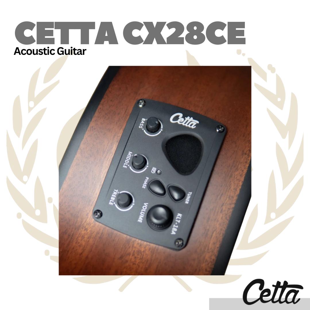 Cetta CX28CE Acoustic Guitar - Gitar Akustik