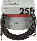 Fender Professional Series Angled Kabel Instrumen 4,5M Black