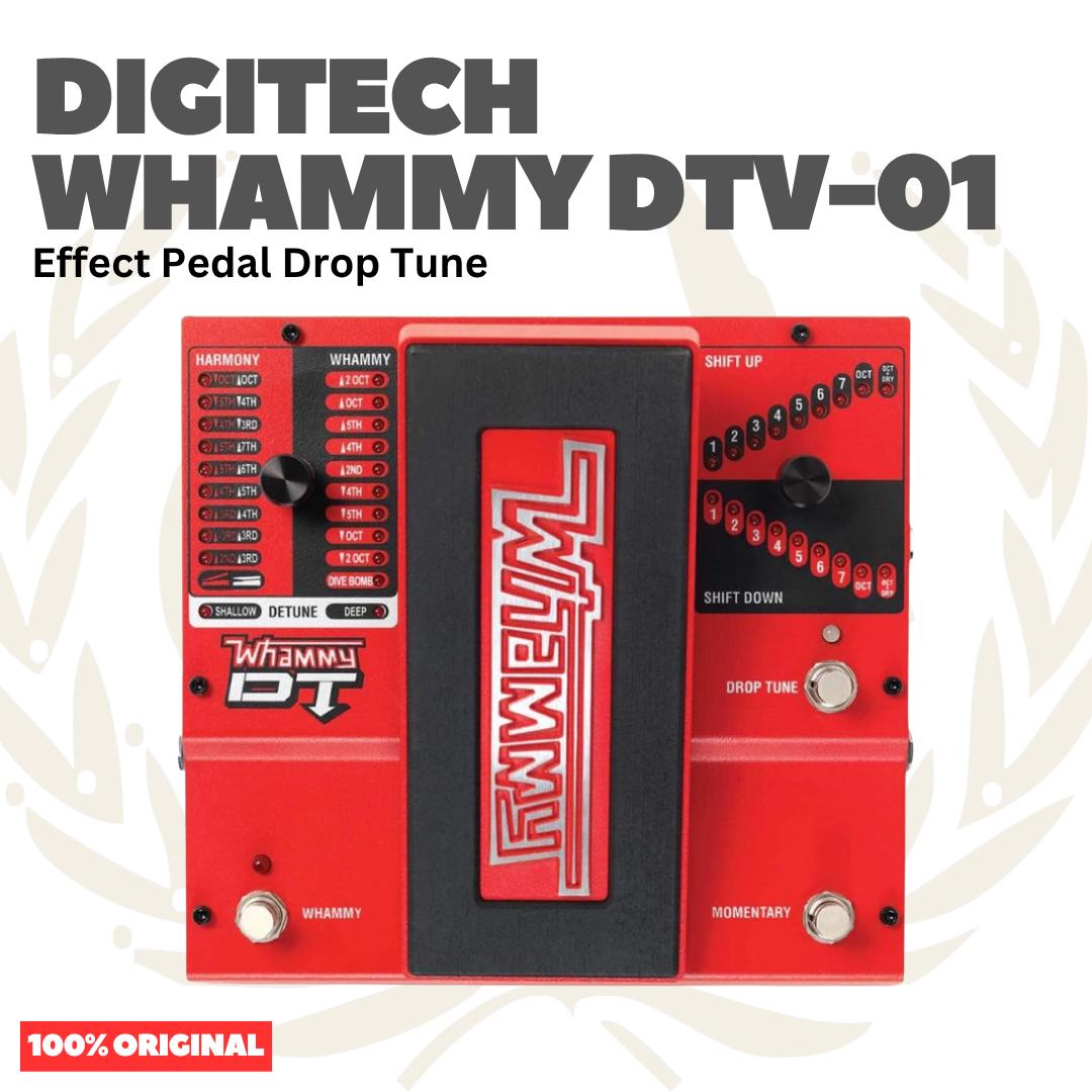 DIGITECH WHAMMY DTV-01 Classic Pitch Shifting Pedal With Drop & Raised Tuning Effect Pedal for Bass Guitar - Efek Pedal Gitar Bass