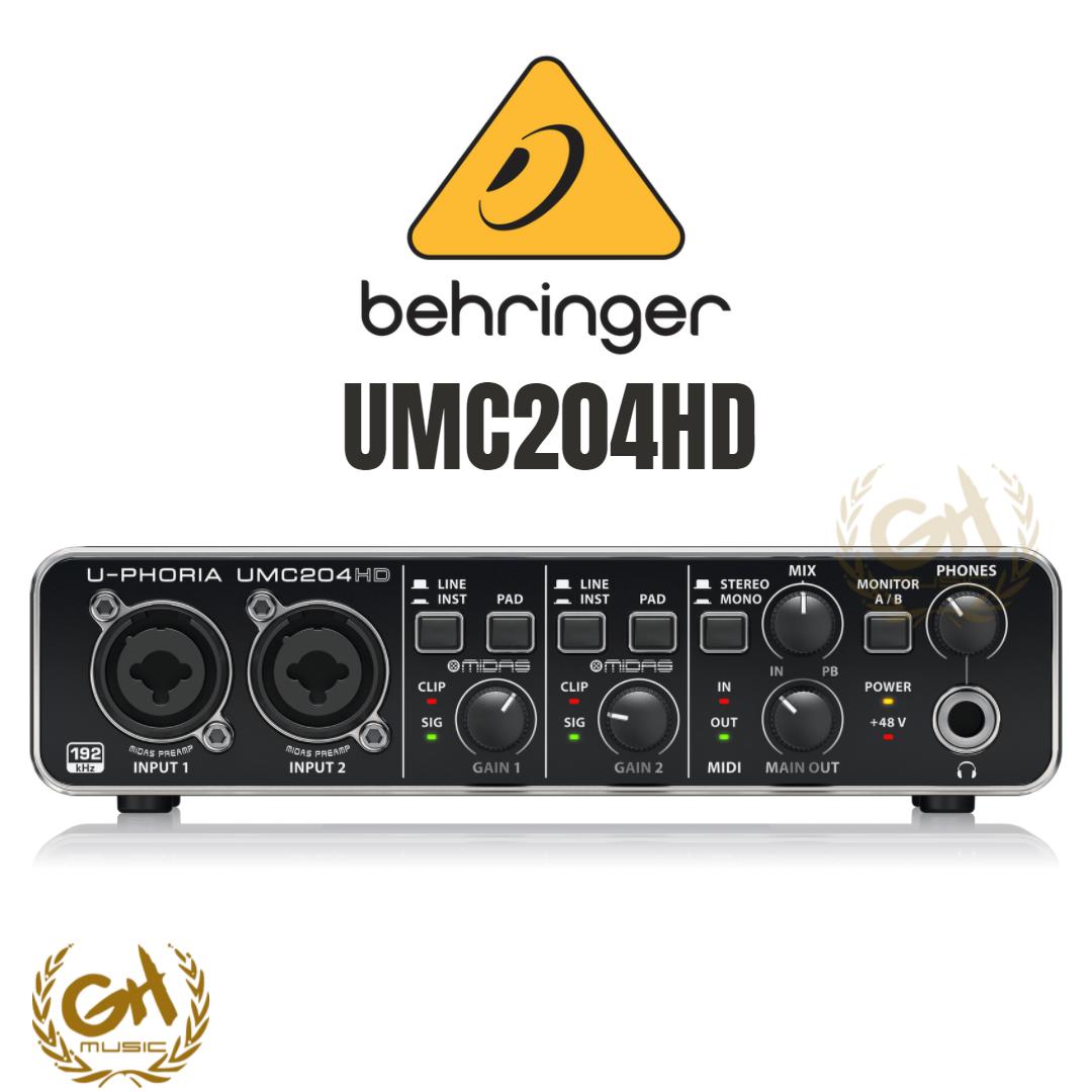 BEHRINGER U-PHORIA UMC204HD - SOUNDCARD RECORDING