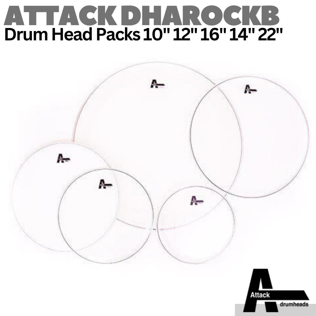 ATTACK PROFLEX1 DHAROCKB Drum Head Packs | Membran 10" 12" 16" 14" 22"