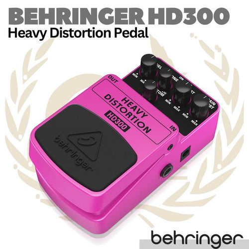 Behringer HD300 Heavy Metal Distortion Effects Pedal - Efek Gitar Distorsi HD 300 Asli Original