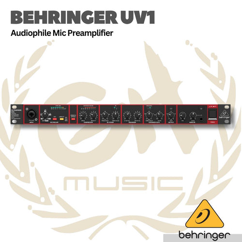 Behringer UV1 Audiophile Mic Preamplifier, Voice Processor and 192 kHz USB Audio Interface