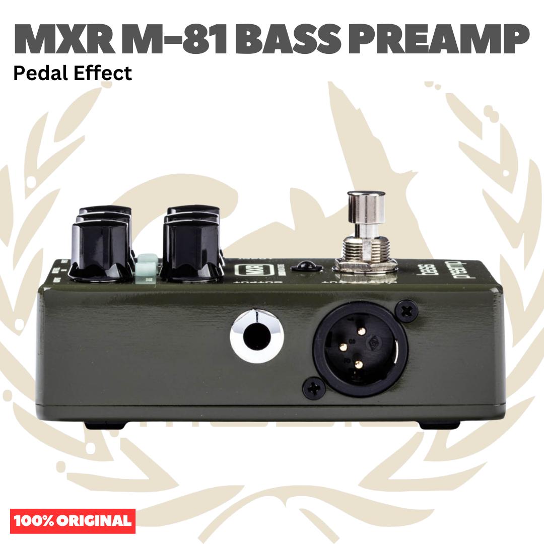 MXR M-81 Bass Preamp Bass Effect Pedal - Pedal Efek Bass Gitar M81 Original Asli