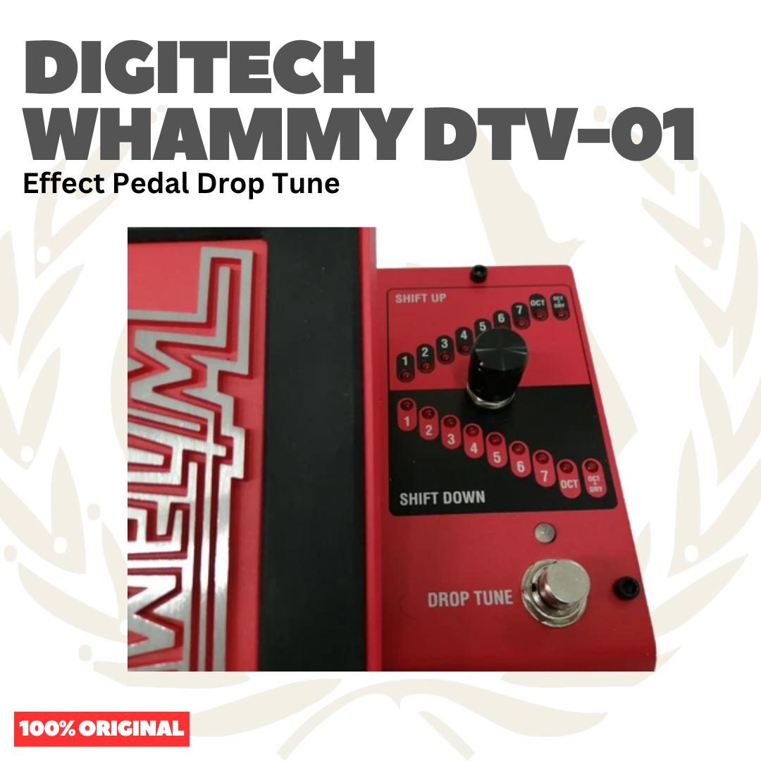 DIGITECH WHAMMY DTV-01 Classic Pitch Shifting Pedal With Drop & Raised Tuning Effect Pedal for Bass Guitar - Efek Pedal Gitar Bass