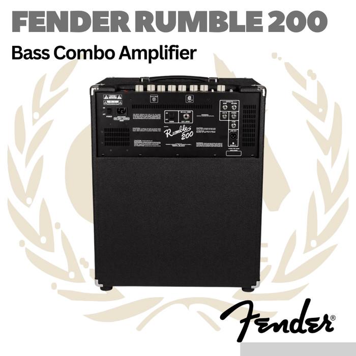 Fender Rumble 200 V3 Bass Combo Amplifier - Ampli Bass Elektrik