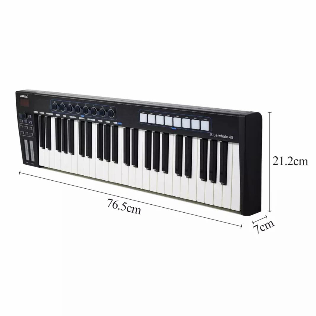 WORLDE BLUE WHALE 49 - 49 KEY PROFESIONAL MIDI CONTROLLER