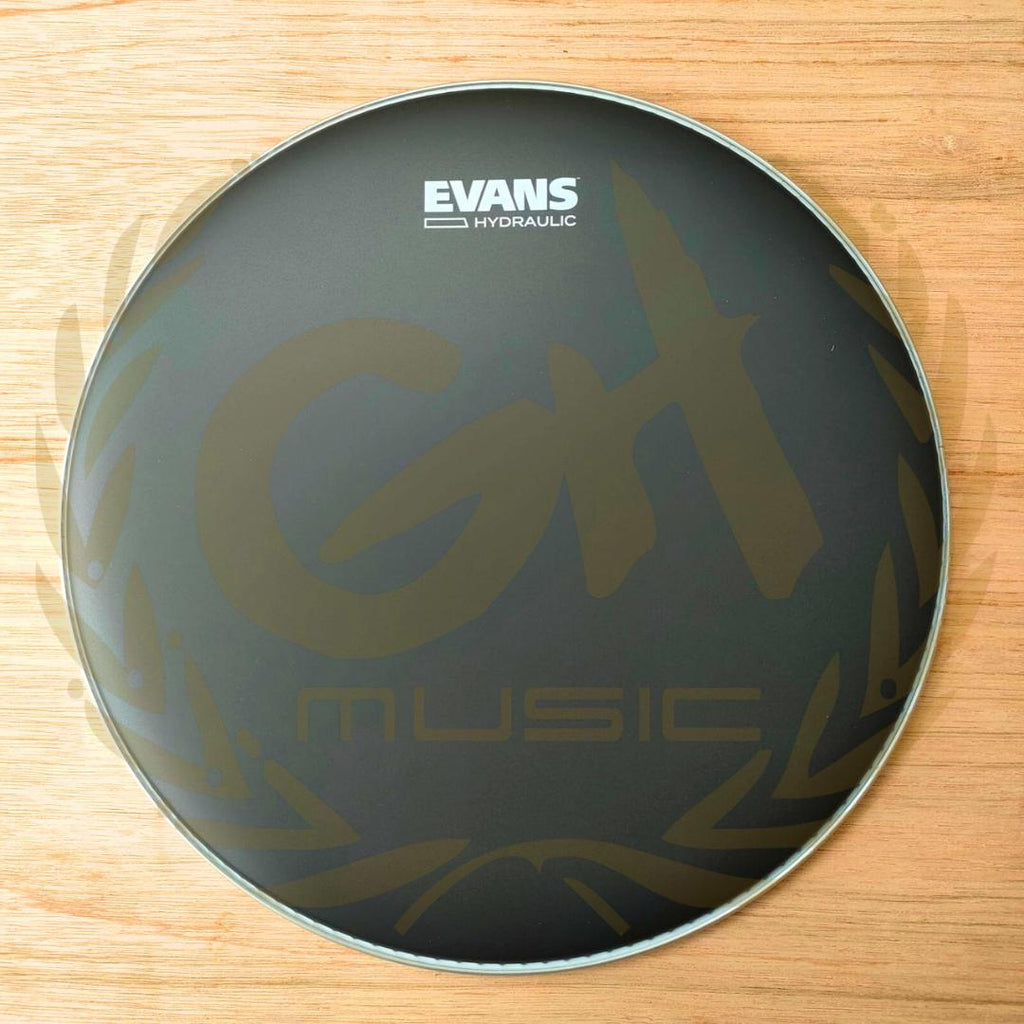 EVANS HYDRAULIC Black Coated Snare Batter Drumhead | 13 14 Inch