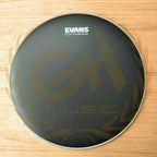 EVANS HYDRAULIC Black Coated Snare Batter Drumhead | 13 14 Inch
