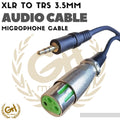 XLR TO TRS 3.5MM CABLE, KABEL MIC