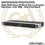 BEHRINGER ULTRAGRAPH PRO FBQ1502HD 15 Band Graphic Equalizer with FBQ