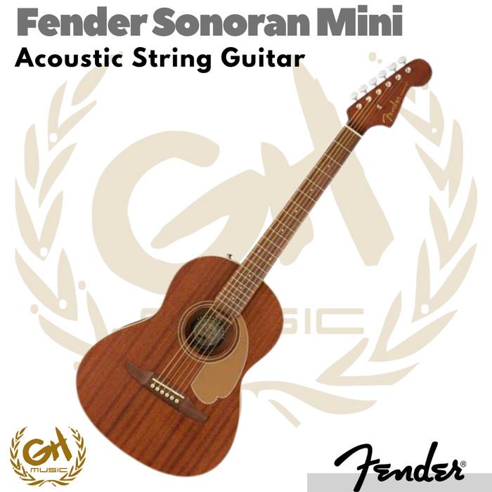 Fender Sonoran SCE Mini Guitar Free Softcase | Gitar Akustik String