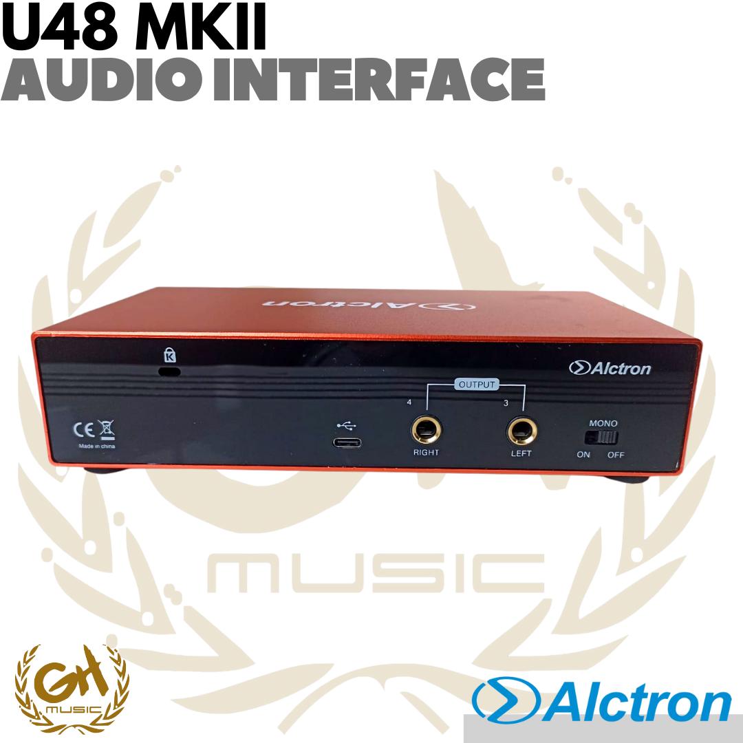 ALCTRON U48MKII AUDIO INTERFACE, SOUNDCARD ALCTRON U48 MK2