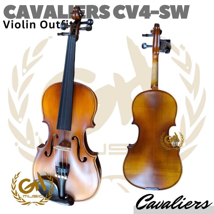 CAVALIERS CV4-SW Archaize Violin Outfit | Biola 1/2 3/4 4/4 1/4 Size