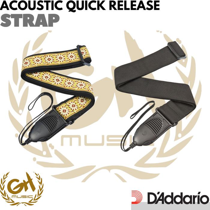 D'Addario Acoustic Quick Release Strap - Strap Gitar