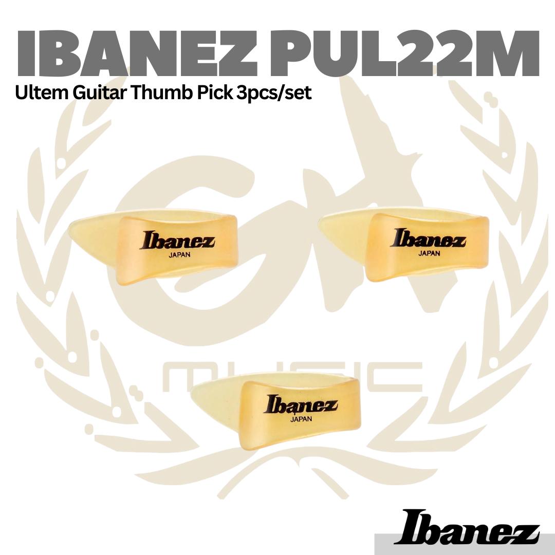 Ibanez PUL22M Ultem Guitar Thumb Pick 3pcs/set - Pick Gitar Jempol