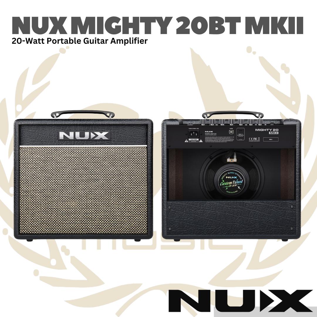 Nux Mighty 20BT MKI & MKII 20W Modeling Guitar Amplifier - Ampli Gitar