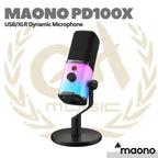MAONO PD100X USB/XLR Dynamic Microphone - Mic PD-100X Podcast Gaming Streaming