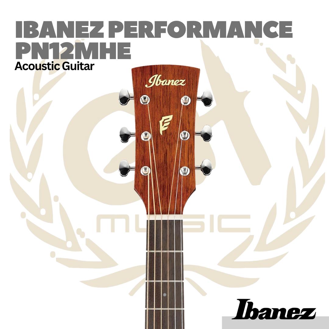 Ibanez Performance PN12MHE Acoustic-Electric Guitar - Gitar Akustik