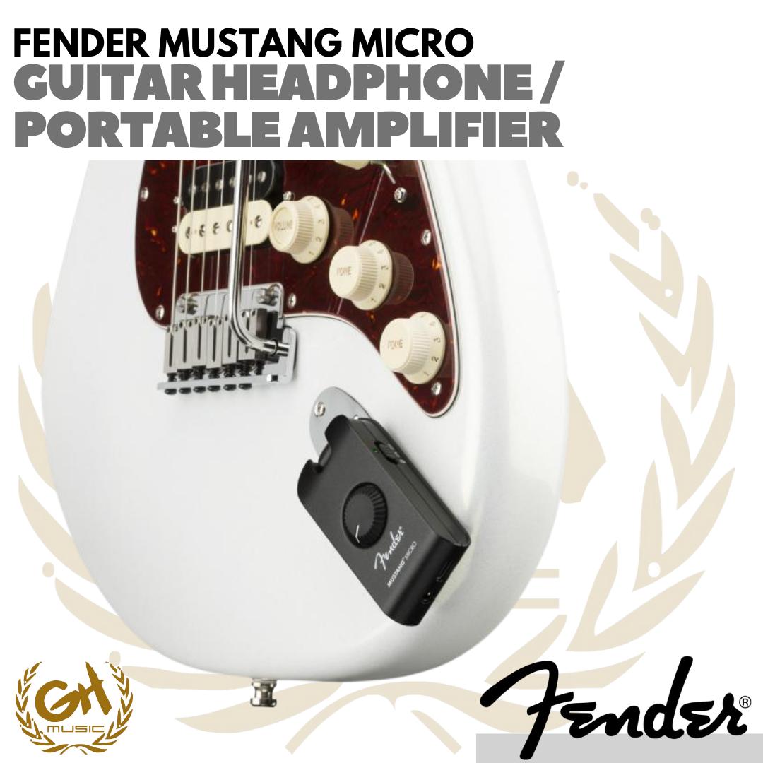 FENDER MUSTANG MICRO | GUITAR HEADPHONE PORTABLE AMPLIFIER