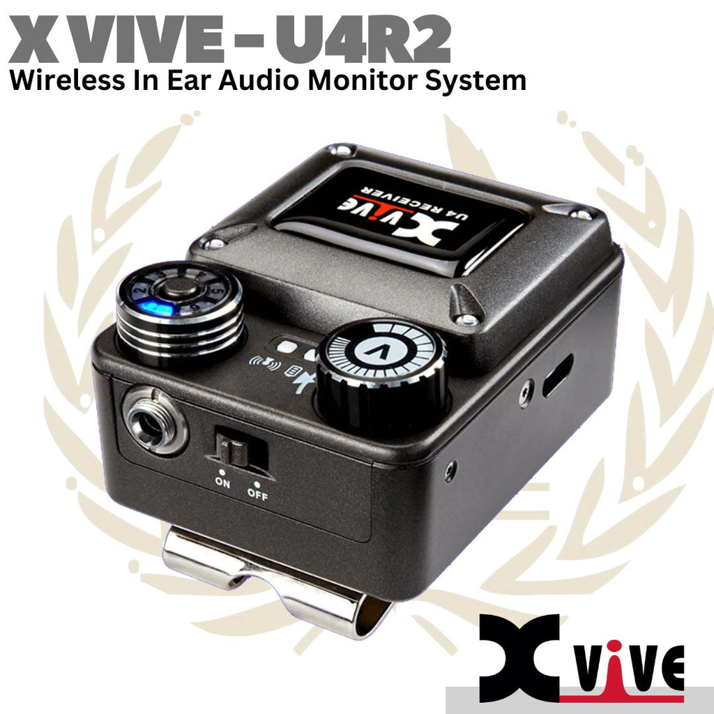 XVIVE U4R2 In Ear Audio Monitor Wireless System with 2 Receiver