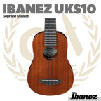 Ibanez UKS10 Soprano Style Body Ukulele w/Bag