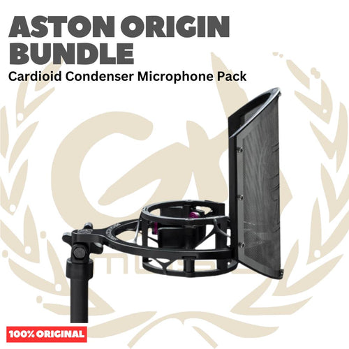 ASTON ORIGIN BUNDLE & BLACK BUNDLE Large Diaphragm Studio Condenser Microphone (made in UK)