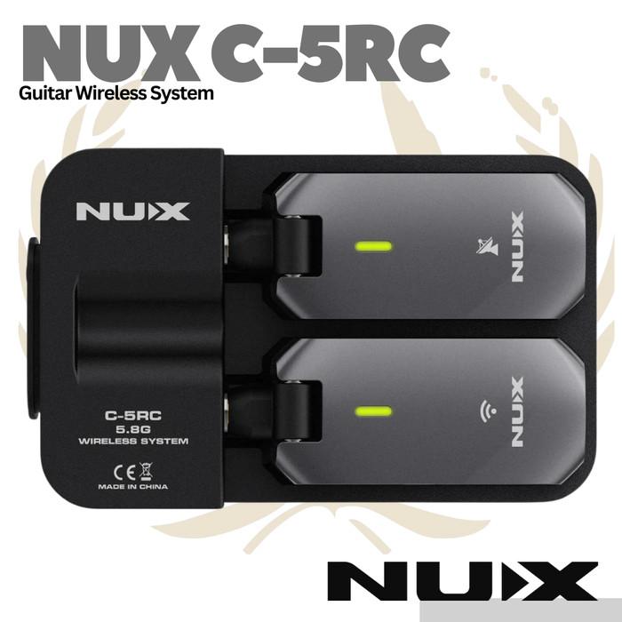 NUX C-5RC 5.8Ghz Guitar Wireless System - C5RC C5-RC Wireless Jack Gitar Asli Original
