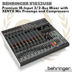 Behringer Xenyx X1832USB Premium 18 Input 3 Bus Mixer USB Interface