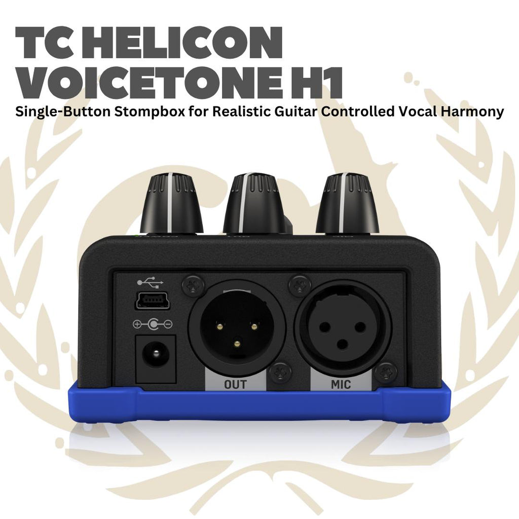 TC Helicon Voicetone H1 - H 1 Voice tone Efek Gitar Bass Pedal H-1