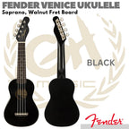 FENDER VENICE Soprano Ukulele Walnut FB