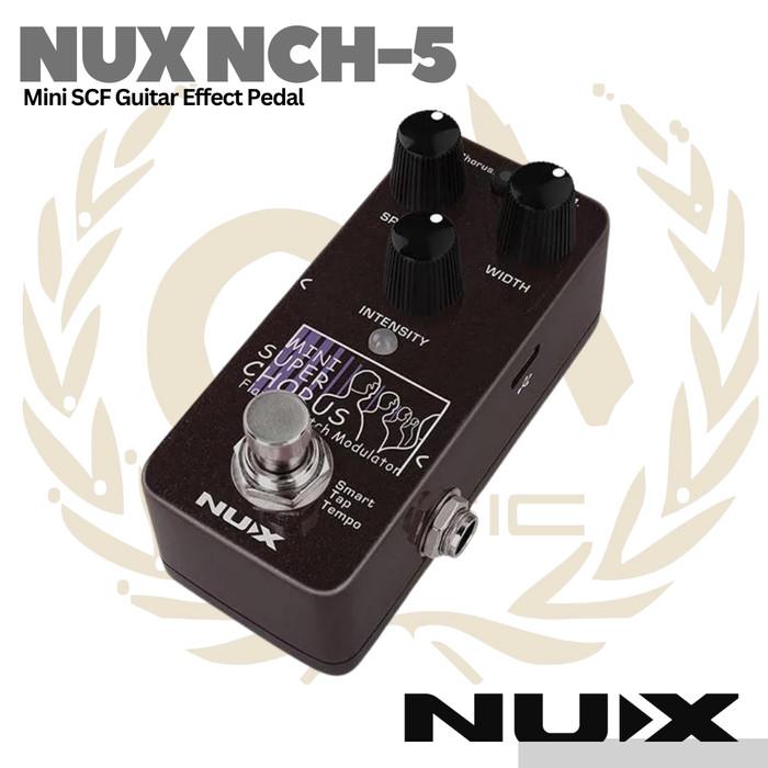 NUX Mini SCF NCH5 Chorus Guitar Effect Pedal - Efek Gitar NCH-5