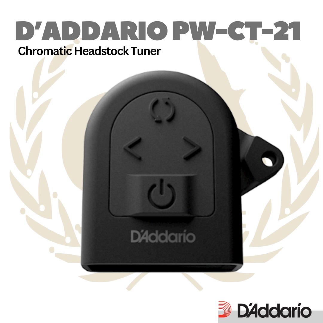 D'addario PW-CT-21 Chromatic Headstock Tuner - CT21 - Gitar Bass
